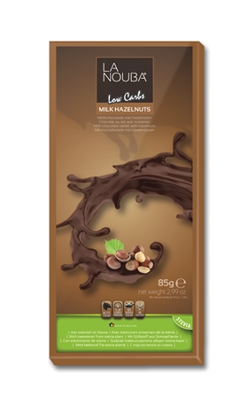 Milk hazelnuts Stevia